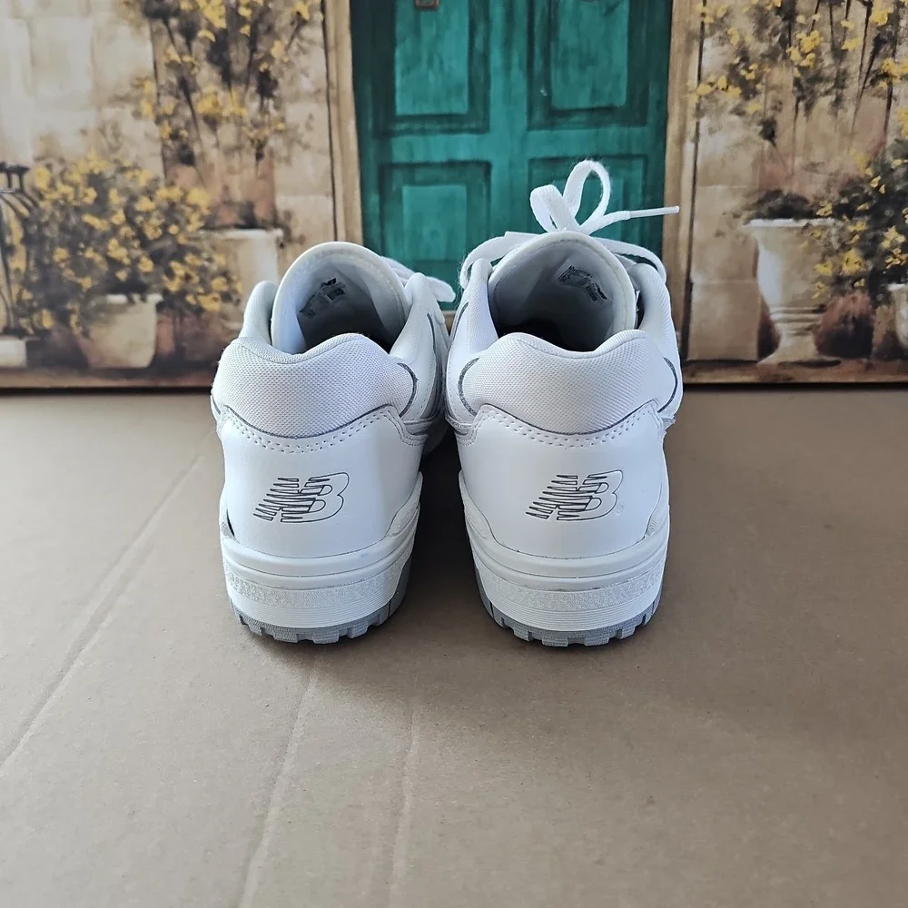 New Balance 550 Cream White Grey Black Men's Sneakers  Men's US Size 10
